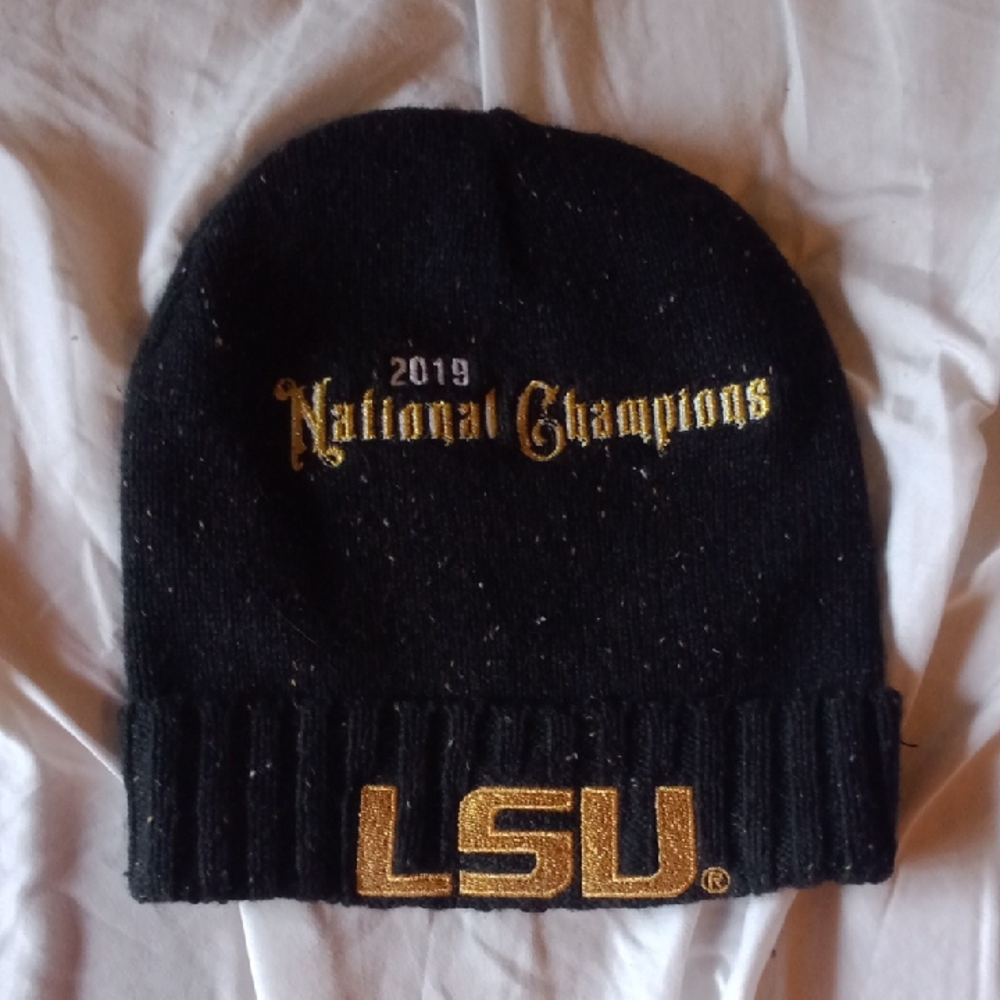 LSU National Champions Beanie